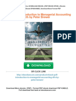 (Ebook PDF) Introduction To Managerial Accounting 4th by Peter Brewer Download PDF