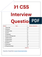 CSS Questions