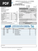 Estado de Cuenta Línea de Préstamo Credi-Real: Serie: Folio: B