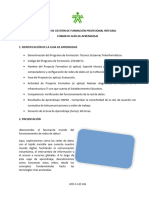 GFPI-F-135 - GuiadeAprendizaje V4 - Verificación Del Funcionamiento de La Red - RAP02