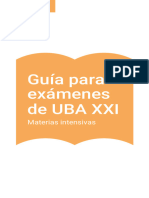 Guía para Exámenes Uba Xxi - Materias Intensivas