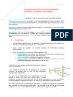 Chapitre 2 - Mécanismes de Transfert Horizontal de Gène