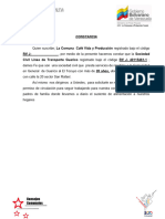 CONSTANCIA DE RESIDENCIA La Plazuela, Guago 2023