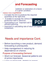 Demand Forecasting: Needs and Importance