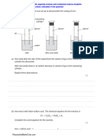 Chemical Formulae, Equations, Calculations QP