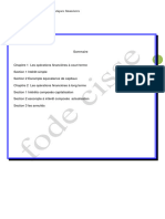 Fascicule de Cours de Mathematiques Financieres 2012