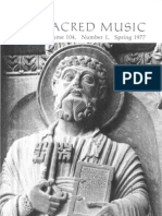 Sacred Music, 104.1, Spring 1977 The Journal of The Church Music Association of America