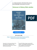 Books and The Sciences in History Nick Jardine Download PDF