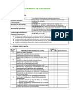 Instrumento de Evaluación: 1. Datos Generales