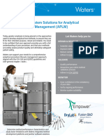 Analitycal Procedure Lifecycle Management (APLM) Waters