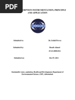 Atomic Absorption Instrumentation, Principle and Application