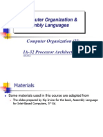 Computer Organization & Assembly Languages: (After Mid 1)