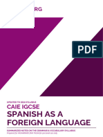 Caie Igcse Spanish As A Foreign Language 0530 Grammar and Vocabulary 66544355e686c60de794fa98 567