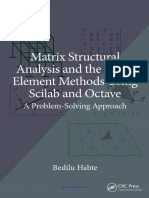 Matrix Structural Analysis and The Finite Element Methods Using Scilab and Octave