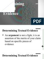 RWS-L10-Determining Textual Evidence - Student's