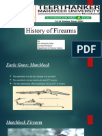 History of Firearms