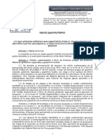 Texto Sustitutorio Del Proyecto de Ley 8363