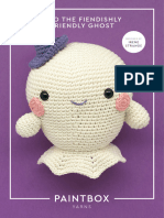 Boo The Fiendishly Friendly Ghost Free Toy Crochet Pattern For Halloween in Paintbox Yarns Cotton Aran by Paintbox Yarns - 2