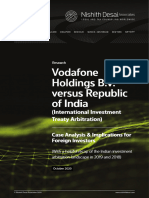 Vodafone Holdings B.V. Versus Republic of India