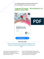 Molybdenum and Tungsten Enzymes - Biochemistry 1st Edition Russ Hille