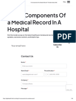 10 Components of A Medical Record - The Best Guide 2024