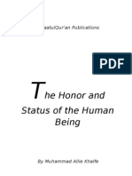 The Honour and Status of The Human Being