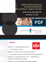 International Standards - ISO and Natural - Organic Cosmetics - Jay Ansell