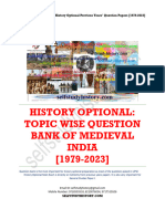 Medieval India Topic Wise Question Bank 1979 2023 2024 07 18 15