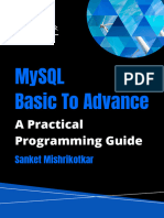 MySQL Basic To Advance Sanket Mishrikotkar 1658256716