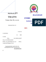 Maglev Trains: Rajamah Endri