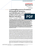 Disentangling Source of Moisture Driving Glacier D