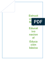 Estructura Del Nivel Educativo