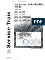 Failure Codes Fendt 900 Vario 09 2007