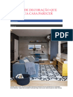 7 Erros de Decoração Que Fazem Sua Casa Parecer Menor