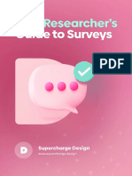 User Researcher-S Guide To Surveys