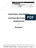 Functional Description Sulphur Recovery Unit Incinerator: Documentation