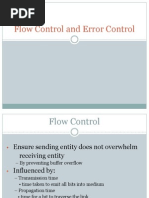 Flow Control and Error Control