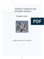 Vies, Doctrines Et Sentences Des Philosophes Illustres