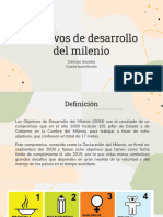 Objetivos de Desarrollo Del Milenio PDF