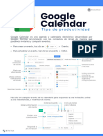 Tips y Consejos de Google Calendar Productificados