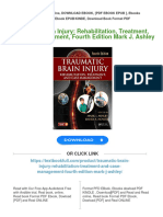 (PDF Download) Traumatic Brain Injury: Rehabilitation, Treatment, and Case Management, Fourth Edition Mark J. Ashley Fulll Chapter