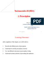 Prescription Theory