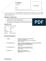 Resume Template JP