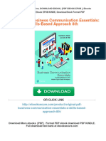 Get (Original PDF) Business Communication Essentials: A Skills-Based Approach 8th Free All Chapters