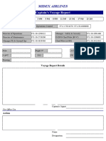 Captains Voyage Report FORM MASTER COPY II