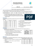 Série 1 - Statistiques - 2021 - 22