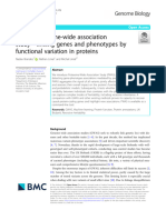 PWAS: Proteome-Wide Association Study - Linking Genes and Phenotypes by Functional Variation in Proteins