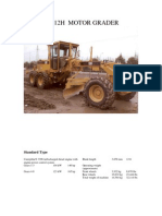 Cat 12H Motor Grader: Standard Type