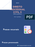 Direito Processual Civil Ii: Aula 8