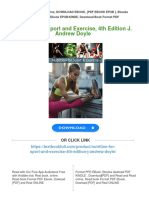 Nutrition For Sport and Exercise, 4th Edition J. Andrew Doyle 2024 Scribd Download